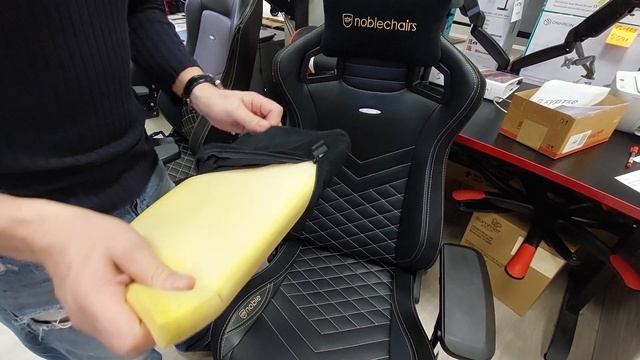 Как ухаживать за тканевым креслом. На примере Noblechairs HERO Series смотреть онлайн