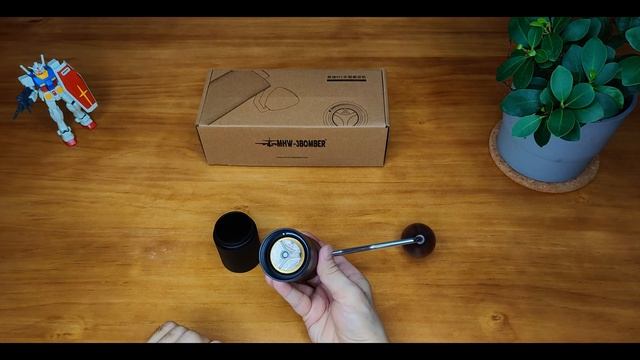 MHW-3Bomber Racing M1 Manual Coffee Grinder - With Titanium Coated Burrs