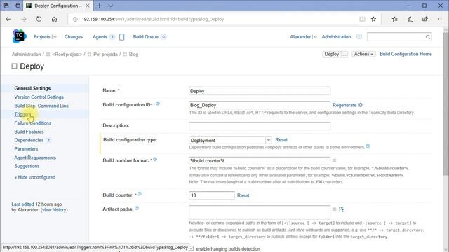 7. Зависимости от артефактов сборки (Artifact Dependency) в TeamCity смотреть онлайн