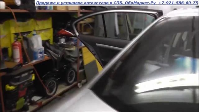 Установка авточехлов на Skoda Octavia A5 смотреть онлайн