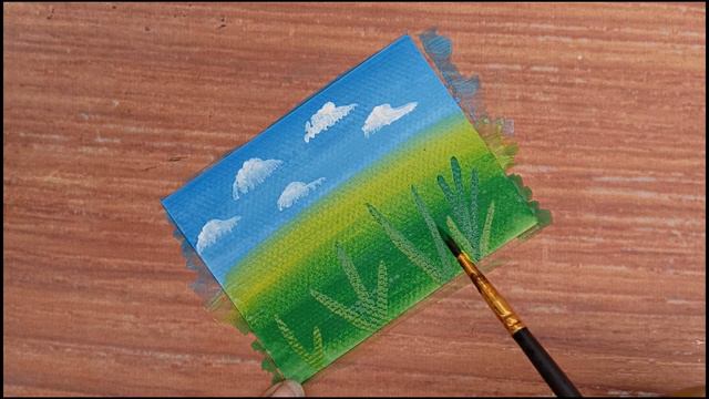 Natural scenery colour drawing | Natural scenery drawing easy смотреть онлайн