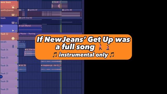 If NewJeans' Get Up was a full song (instrumental only - prod. picassio) смотреть онлайн