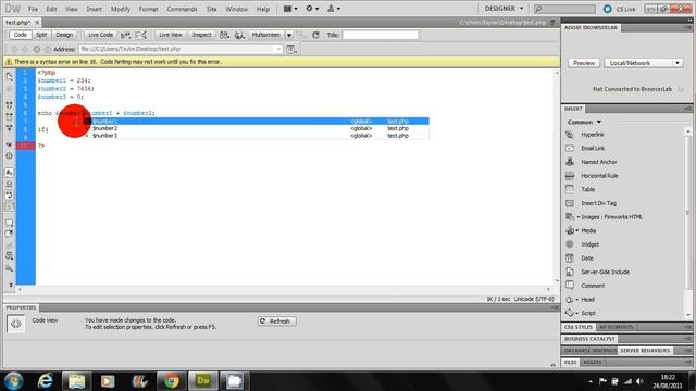 PHP Crash Course P2: Variables, if statements and simple equations смотреть онлайн