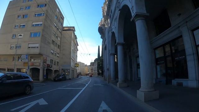 Driving 4K - Montreux Switzerland - Lake And Town