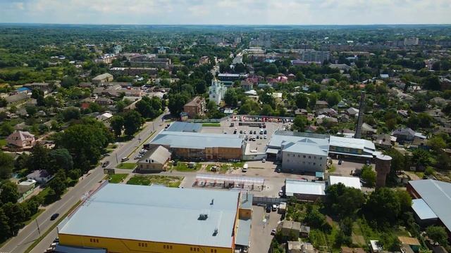 Прилуки / Центр города / Удай / съемка с дрона смотреть онлайн