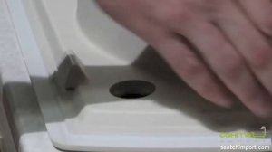 Как пробить отверстие под смеситель в гранитной кухонной мойке Teka (www.santehimport.com)