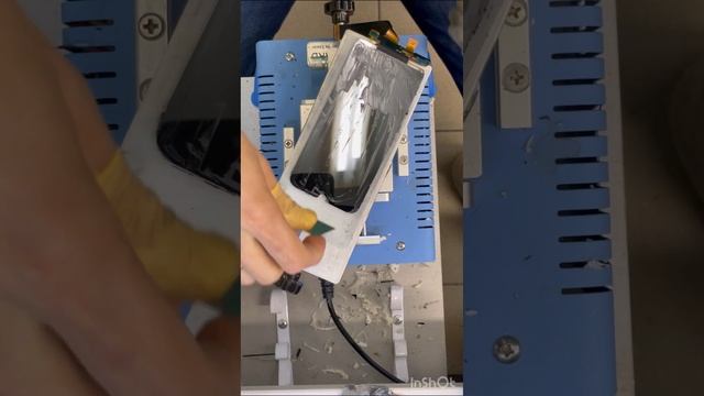 Замена сенсорного стекла honor 8a с поляризатором смотреть онлайн