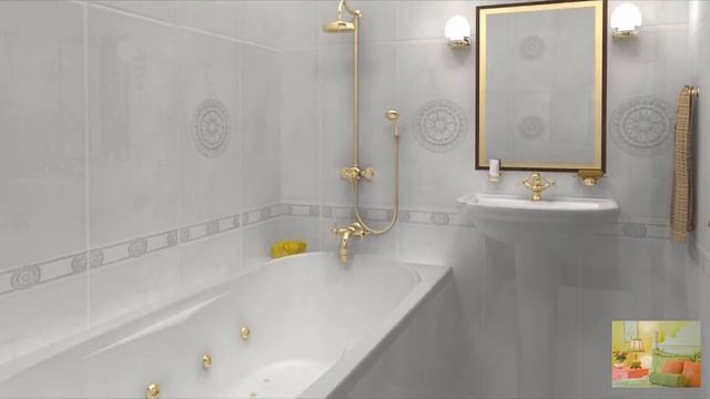 Ванная комната белого цвета смотреть онлайн