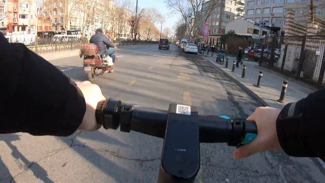 "BinBin" Ninebot MAX Plus Electric Scooter To Rent - Istanbul Ride (Environment Sound Only) 4K смотреть онлайн