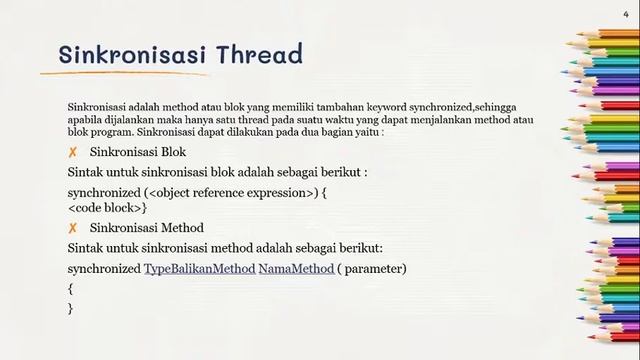 Thread Dalam Java смотреть онлайн