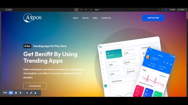 Figma to Webflow (Software Landing Page) смотреть онлайн