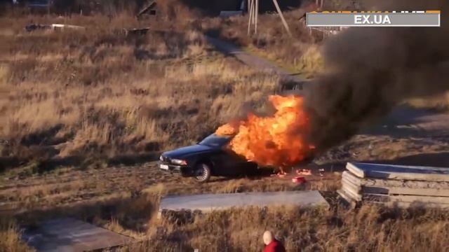Бывший гробокопатель Борецкий Cжёг свой BMW... смотреть онлайн