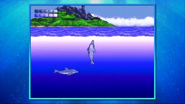 Classic Sega Game Ecco The Dolphin on PS3 in HD 1080p смотреть онлайн