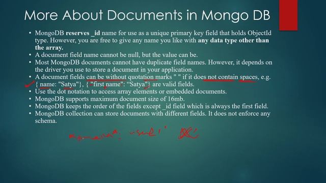 MongoDB Basic Concepts |Database |Collections|Documents|Fields | mongodb tutorial for beginners ?? смотреть онлайн