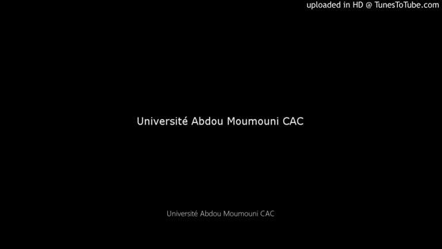 Université Abdou Moumouni CAC смотреть онлайн