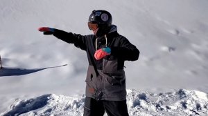 КАК СДЕЛАТЬ БЕКСАЙД 180 НА СНОУБОРДЕ.