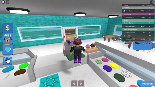 Building my ICE CREAM Shop Roblox Ice Cream Tycoon смотреть онлайн