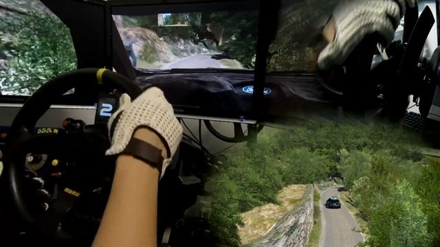 WRC Style Push-Pull Paddle Shift Test - Ford Fiesta RS - Col des Mourèzes смотреть онлайн