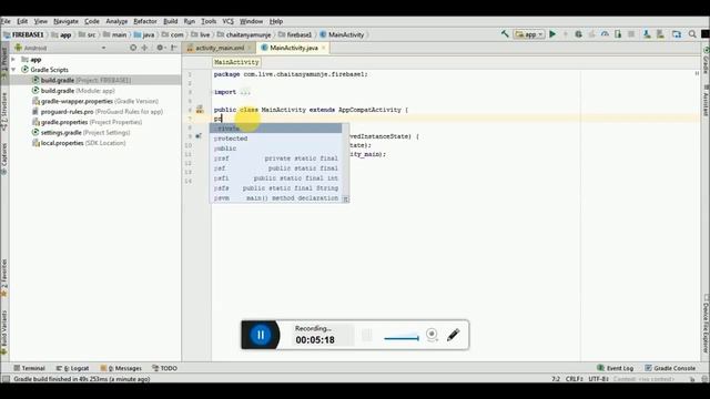 HOW TO INTEGRATE FIREBASE REALTIME DATABASE TO YOUR APP. смотреть онлайн