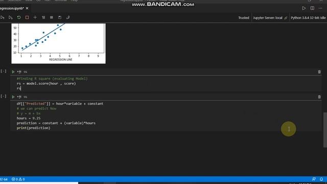 linear regression in python смотреть онлайн