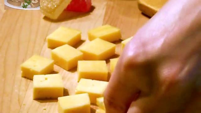 Канапе с сыром и мармеладом. Вкусные закуски. смотреть онлайн