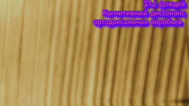 DJ Дождей - Когнитивный диссонанс ортодоксальных воробьев