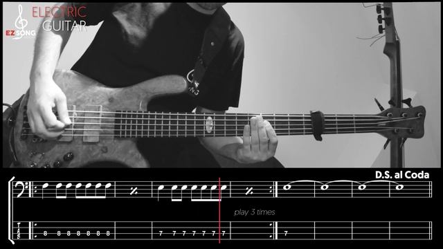 Misirlou - Pulp Fiction Soundtrack [BASS Cover WITH Rolling TAB]