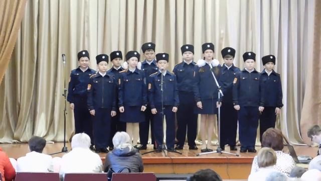 Казачий кадетский 5 класс. Смотр самодеятельности 2017. "Бравый атаман" смотреть онлайн