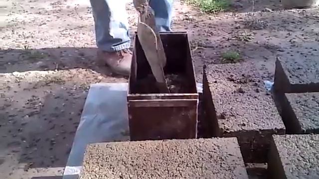 Изготовление арболитовых блоков за две минуты смотреть онлайн