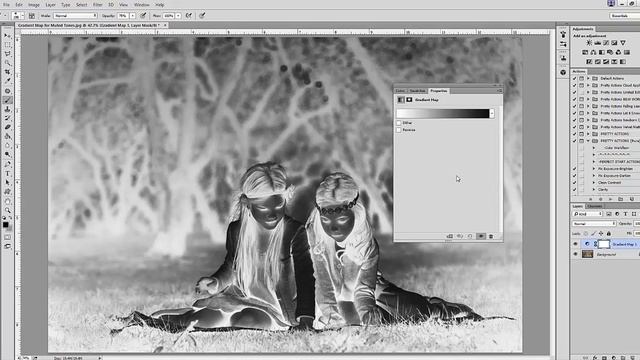Gradient Maps for Rich Tones & Contrast: Part 1 | Photoshop Tutorial смотреть онлайн