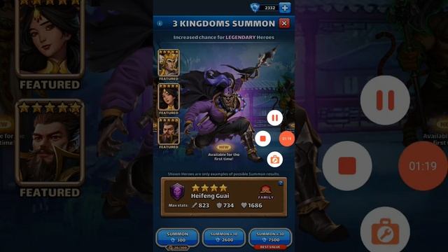 18 x Three Kingdoms pulls - Empires and Puzzles 2.03.23 смотреть онлайн