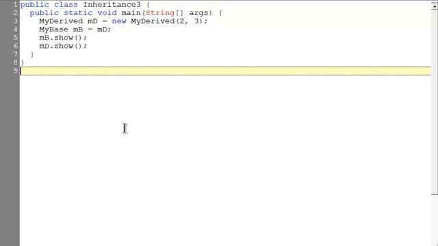 Java Derived Classes смотреть онлайн