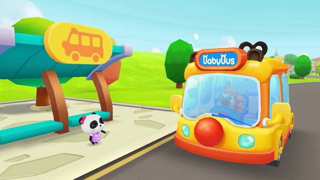 Baby ?Panda's school bus Game| Let's a drive| Baby school|panda Game ? смотреть онлайн