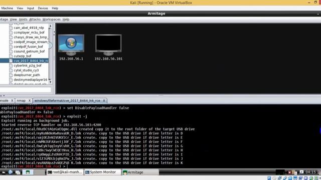 Armitage exploit CVE 2017 8464 смотреть онлайн