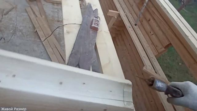 Как соединить два калиброванных бревна смотреть онлайн