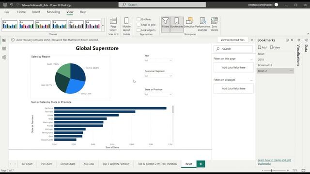 Bookmark with Power BI (Reset Button) -(+PL 300 Q) #powerbi смотреть онлайн