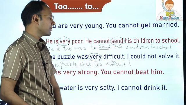 Day 36 || Basic English Conjunction || Too.... to || Spoken English || Basic English course смотреть онлайн