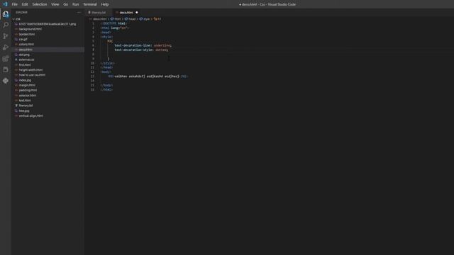 css text decoration property || how to text underline in css смотреть онлайн