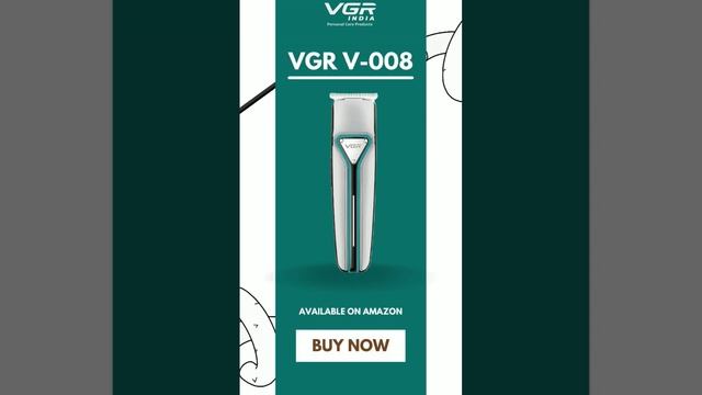 VGR V-008 Professional Rechargeable cordless Pro Self Haircut Hair Clipper, Beard trimmer. смотреть онлайн