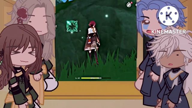 past sumeru academia react to traveller || Genshin impact react смотреть онлайн