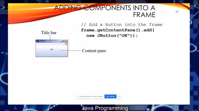 Java - Swing programming | Jaison D Joseph, CASP смотреть онлайн