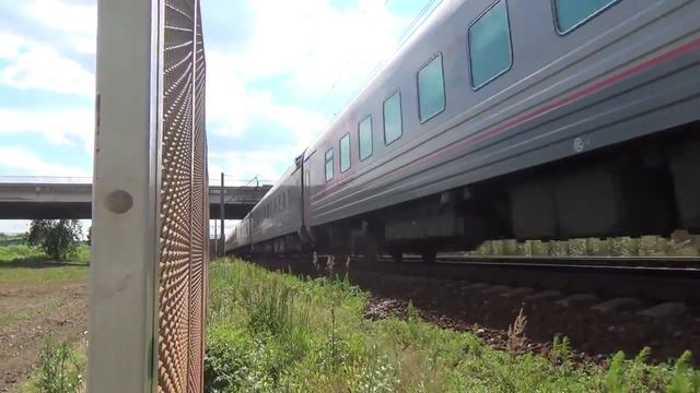 Электровоз ЧС7 245 с поездом №716 Белгород Москва смотреть онлайн