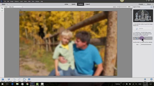 How to BLUR the BACKGROUND in Photoshop Elements Digital Scrapbooking and Photo Editing смотреть онлайн