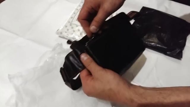 Мужская поясная сумка из Китая для документов, смартфона, денег, ключей и другой мелочи. смотреть онлайн