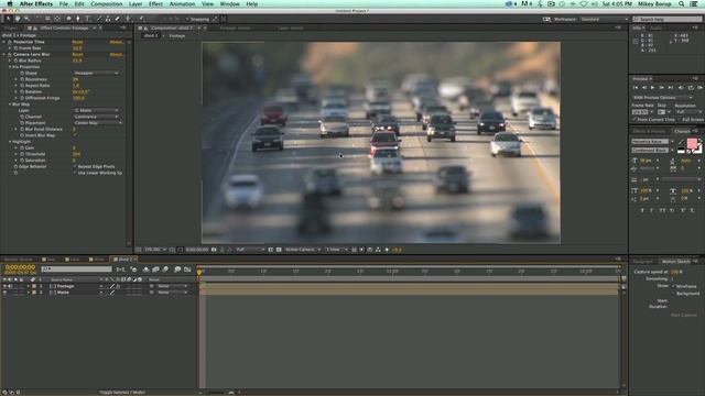 Adobe After Effects Tilt Shift Tutorial смотреть онлайн