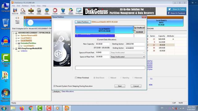 How to Merge Hard Disk Partitions in Windows 7 / 8 / 10 with DiskGenius - Urdu'Hindi смотреть онлайн