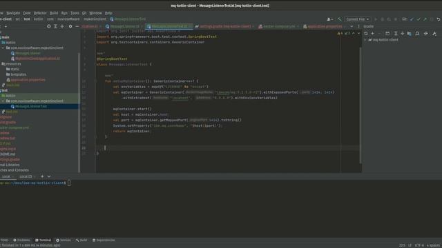 Testing JMS client with Testcontainers смотреть онлайн