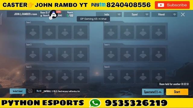 GIVEAWAY FINAL DAY T1 Players || GROUP A ? || Org.By?Python Esports Caster?John_Rambo_Yt смотреть онлайн