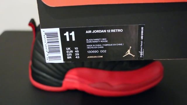 2016 Jordan Black/Red Flu Game 12 смотреть онлайн