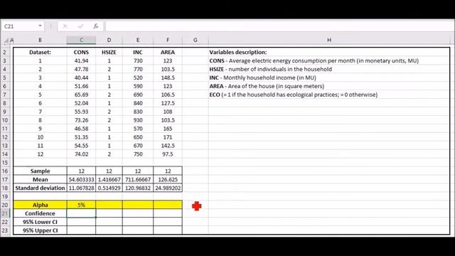 How to Calculate Confidence Intervals (MS Excel 2016 Guide) смотреть онлайн